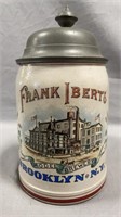 Frank Ibert’s Model Brewery Stein, Brooklyn N. Y.