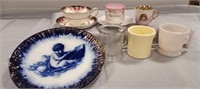 Vintage Lot: Porcelain Teacups And Saucers, 1