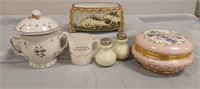Assorted Porcelain/Ceramic Jars, Nippon Planter,