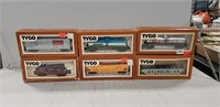 6 Assorted HO Train Cars