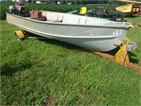RichLine Aluminum 14’ fishing boat w/ trailer