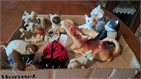 Porcelain cat/animal figurines