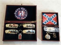 Civil War Collectors Knives, Pocket Watch, & More