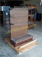 Large 6 - Tier Shelving Display Unit