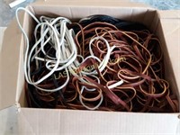 Box of Assorted Leather Strips #2