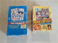 2 Boxes of Collectible Sports Trading Cards