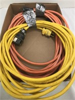 Pair of Extension Cords - sizes 25’ and 30’