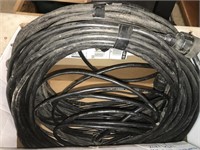 5 Extension Cords - Assorted lengths