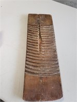 Vintage Wooden Shoe Shine Board