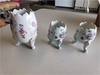 Vintage Porcelain Hand Painted Egg lot