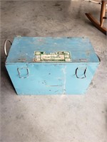 Vintage Steel Picnic Refrigerator