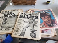 Vintage Newspaper Publications Elvis's Death