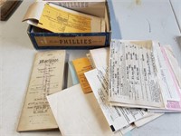 Box of Vintage Documents from Early 1900s
