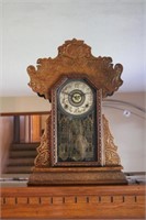 Antique Ingraham Mantle Clock w/ Key