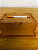 Wooden cigarette box case