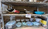 cookware, containers. Lot of assorted cookware,
