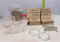 Glass Festoon King & Glass Leaves