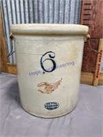 6 GALLON RED WING CROCK