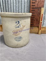 2 GALLON RED WING CROCK