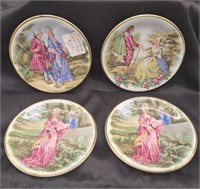 Rydalia Ware plates. Each 4¾".  Small chip on one