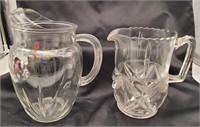 Water pitchers.  9½" & 7½"