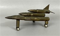 Vietnam Era Trench Art Fighter Jet