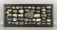 Large Display Case of Arrowheads