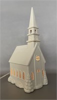 Miniature Illuminated Church House