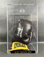 Kid Gavilan Autographed Boxing Glove