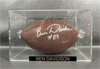Ben Davidson Autographed Football