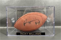 Ricky Williams Autographed Football