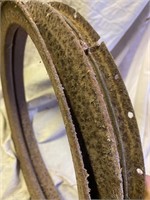 Veteran Belt Rim. Straight with Surface Rust.