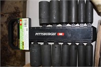 Pittsburgh 1/2" dr. 13 pc deep impact sockets
