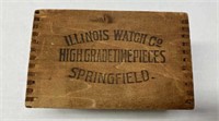 Illinois Watch Company Wooden Box