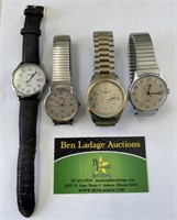 (4) Timex Wrist Watches
