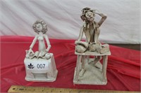 2 Bencini Figurines