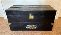 1800's Flat-top Steamer Trunk