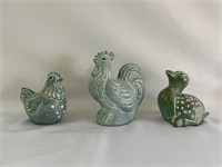 Set of Isabel  Bloom (1999) birds 3 pieces