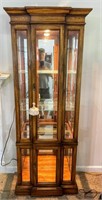 Curio cabinet (lighted) 72 Inches tall 28 inches w