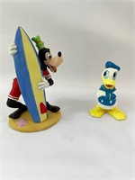 Metal Record Wall Décor, Donald Duck and Goofy Fig