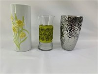Lot of 3 Vases
