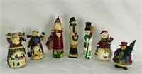 Set of 7 Christmas Figurines