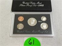 1992 Silver Proof Set