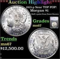 ***Auction Highlight*** 1921-p Morgan Dollar Near
