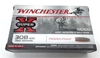 (20) Rounds.308, Winchester 150 Gr