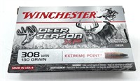 (20) Rounds .308, Winchester 150gr.