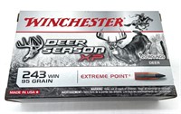 (20) Rounds .243, Winchester 95 Gr.