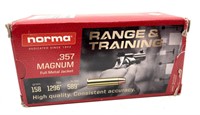 (50) Rounds.357, Norma 158 Gr.