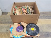 Box Of 45 Records