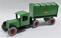 Restored Structo Overland Freight Lines Truck